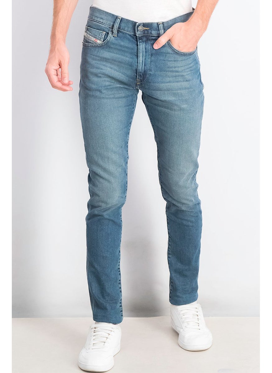 Men Slim Fit D,Strukt Pants, Denim Blue