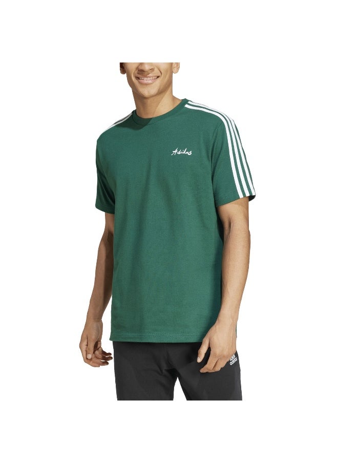 adidas M Gallery Ss T Green Training T-Shirts XS