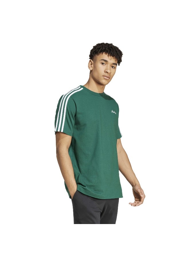 adidas M Gallery Ss T Green Training T-Shirts XS