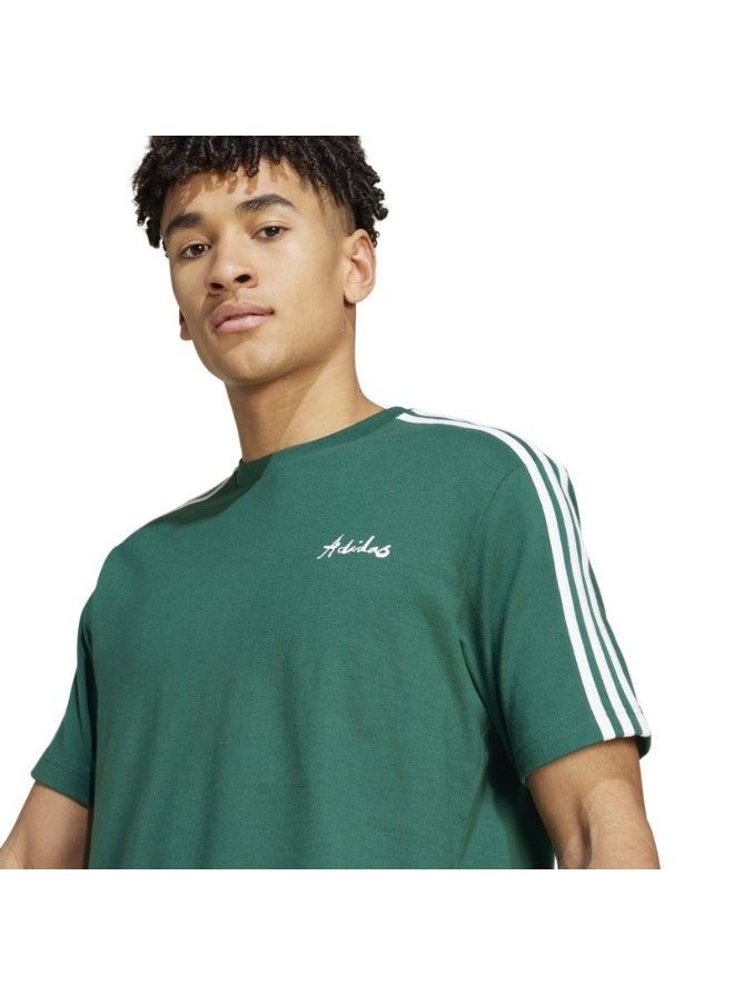 adidas M Gallery Ss T Green Training T-Shirts XS