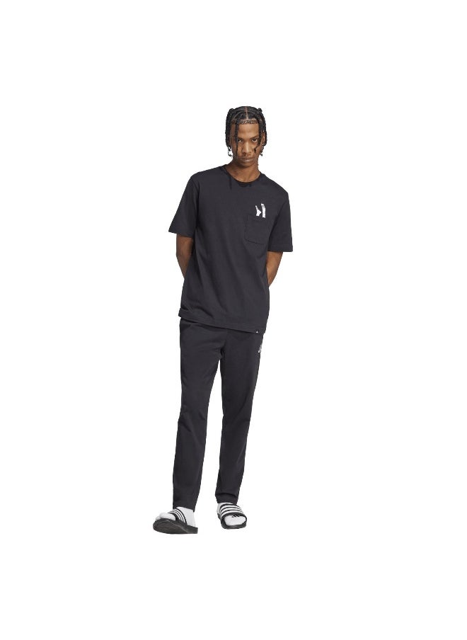 adidas lounge pocket men graphic t-shirt