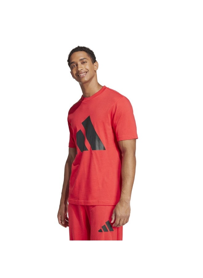 adidas essentials big logo single men graphic t-shirt