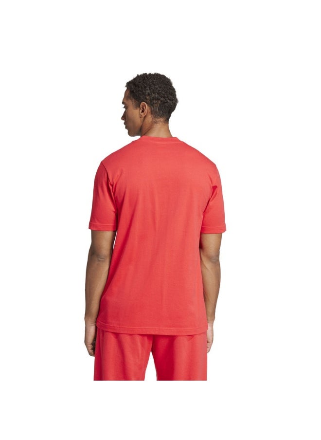 adidas essentials big logo single men graphic t-shirt
