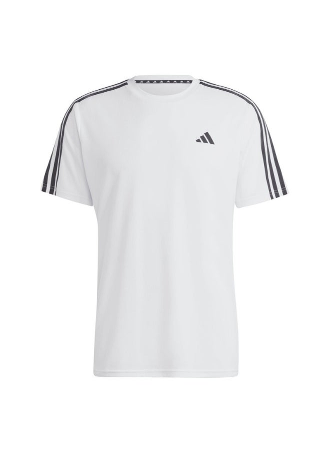 adidas train essentials base 3-stripes training men t-shirt