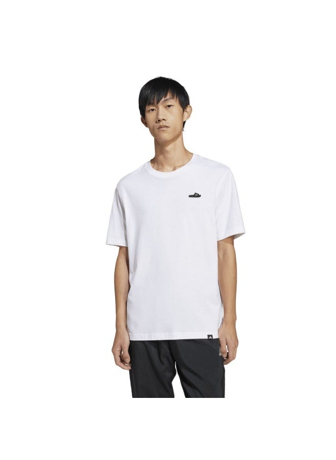 adidas M L SLIDE TEE White Training T-SHIRTS for Men - XS