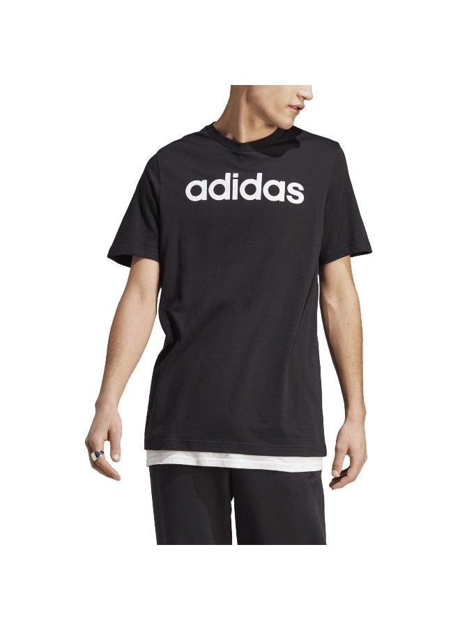 adidas M Lin Sj T Black Training T-Shirts 2XSS