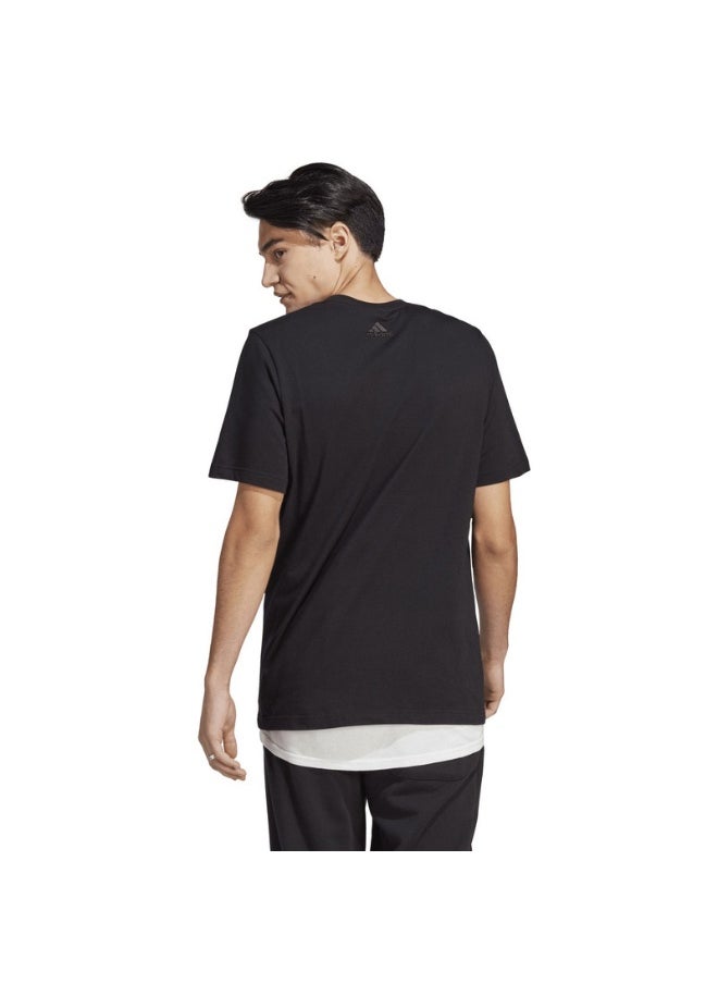 adidas M Lin Sj T Black Training T-Shirts 2XSS