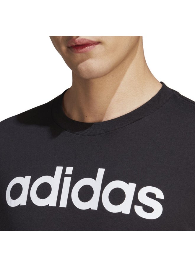 adidas M Lin Sj T Black Training T-Shirts 2XSS