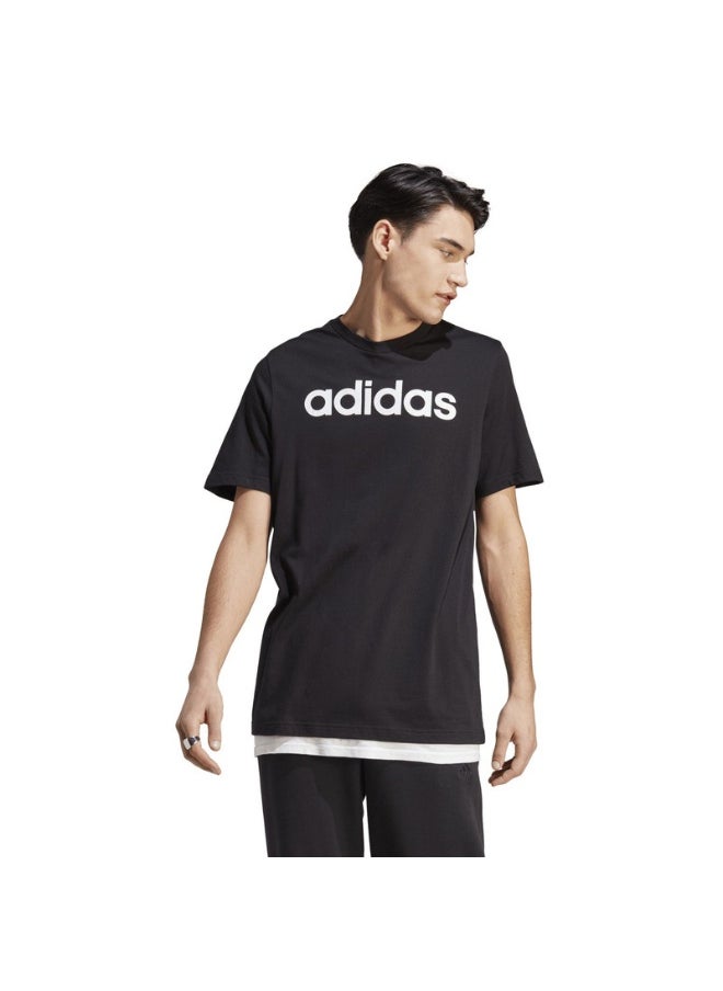 adidas M Lin Sj T Black Training T-Shirts 2XSS