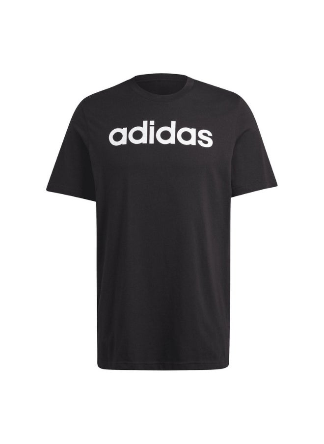 adidas M Lin Sj T Black Training T-Shirts 2XSS