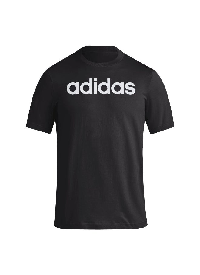 adidas M Lin Sj T Black Training T-Shirts 2XSS