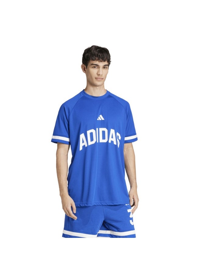 adidas M US SPORT TEE Blue Training T-SHIRTS for Men - XS