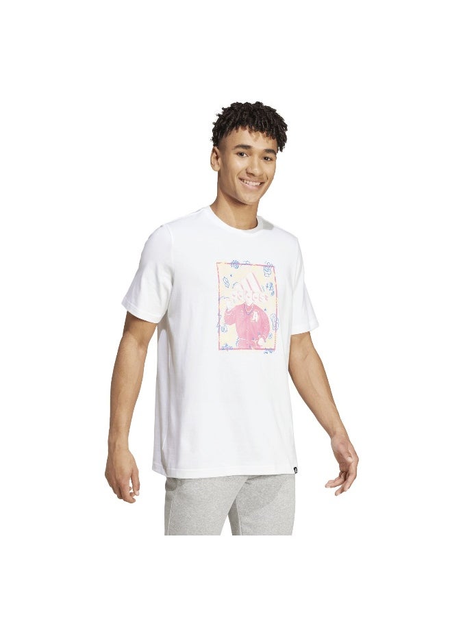 adidas M Doodle T White Training T-Shirts XS
