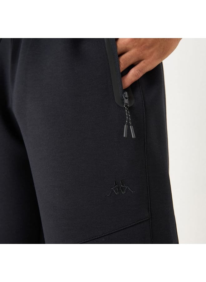 Kappa Solid Joggers with Drawstring Closure and Pockets