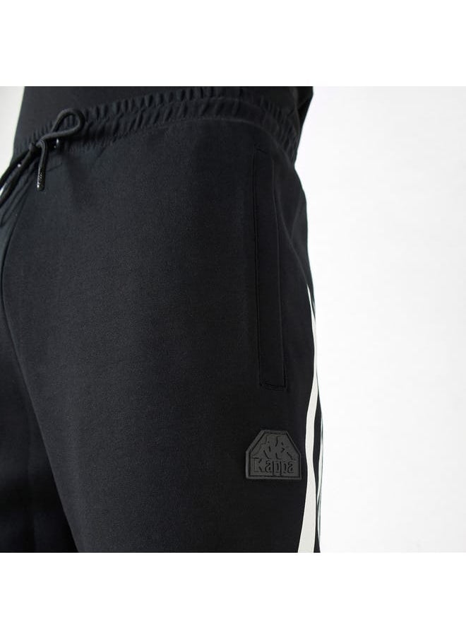 Kappa Logo Detail Joggers with Drawstring Closure