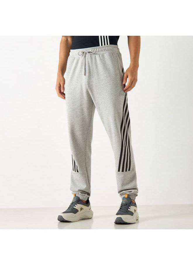 Kappa Striped Detail Joggers with Drawstring Closure and Pockets