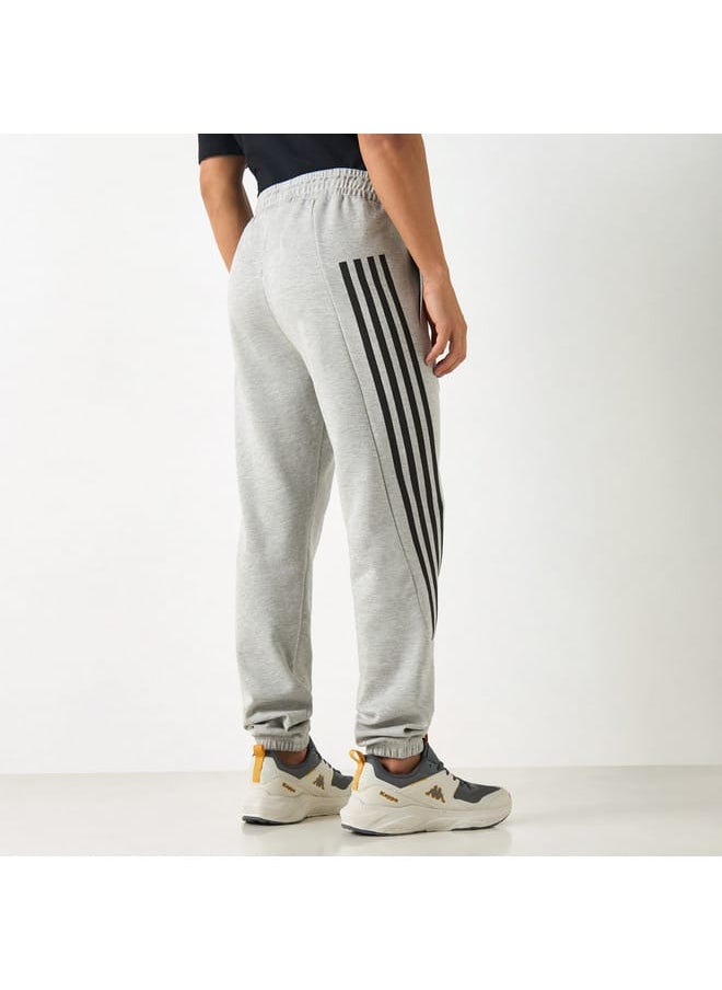 Kappa Striped Detail Joggers with Drawstring Closure and Pockets