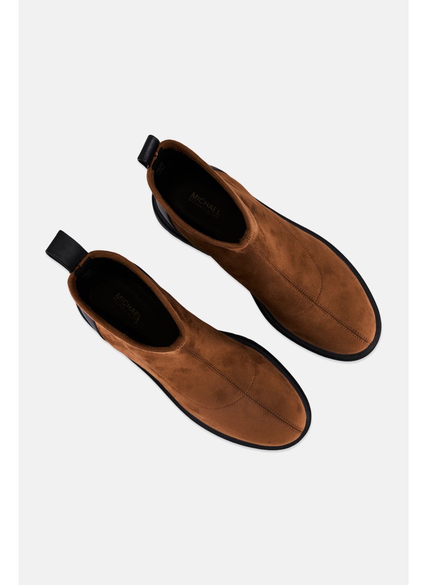 Women Medium  Comet Lug Slip On Ankle Boots, Brown
