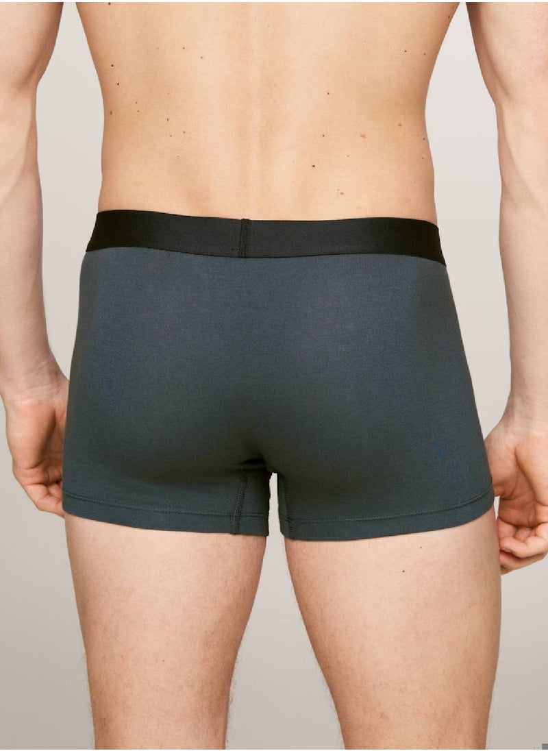 Men's 3-Pack Trunks - Cotton, Multicolour