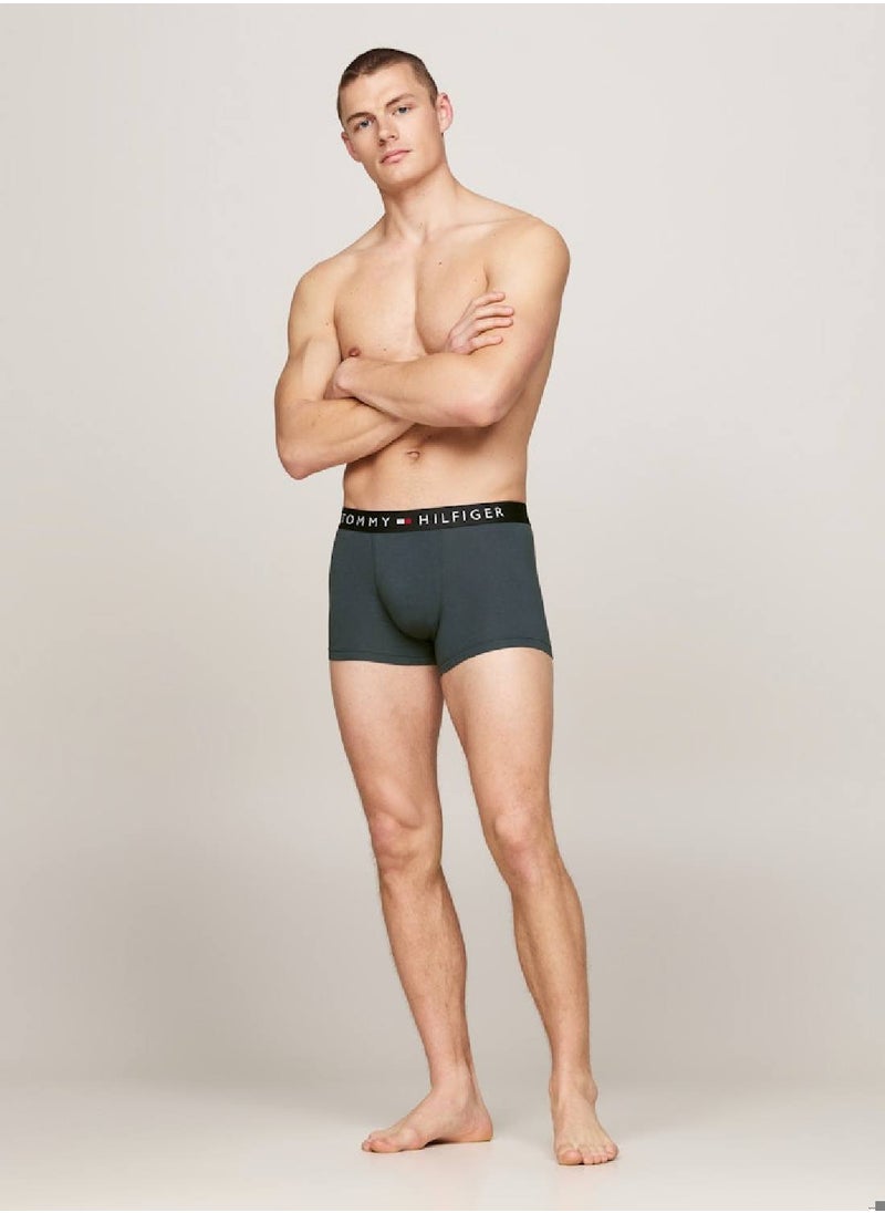 Men's 3-Pack Trunks - Cotton, Multicolour