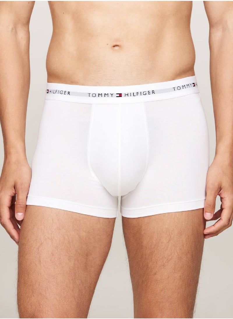 Men's 3-Pack Trunks - Cotton, Multicolour