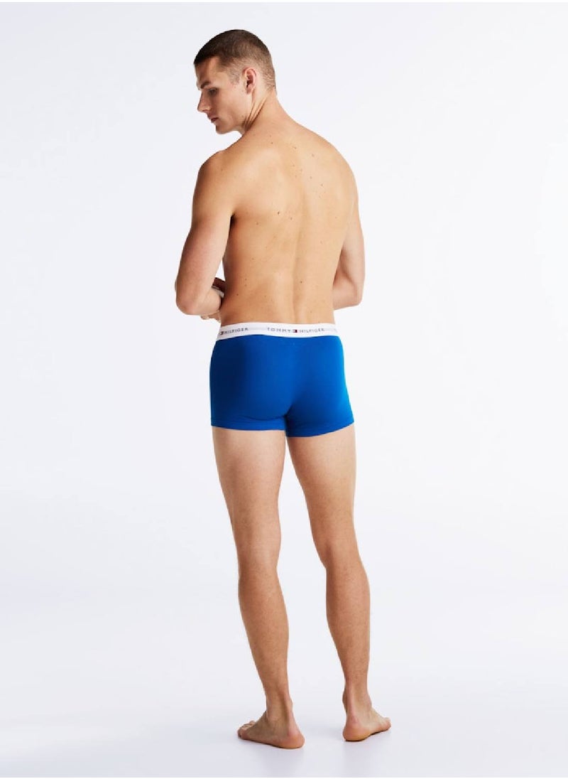 Men's 3-Pack Trunks - Cotton, Multicolour