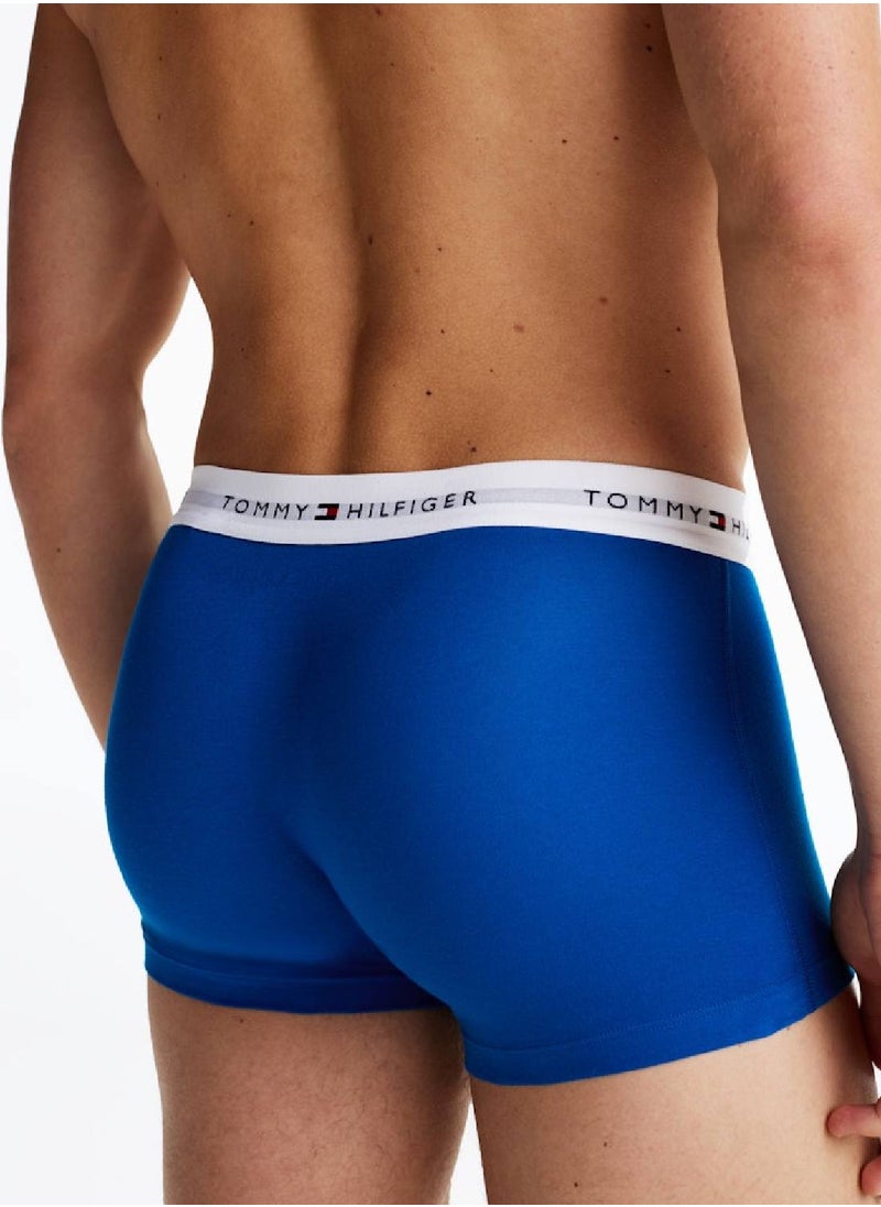 Men's 3-Pack Trunks - Cotton, Multicolour