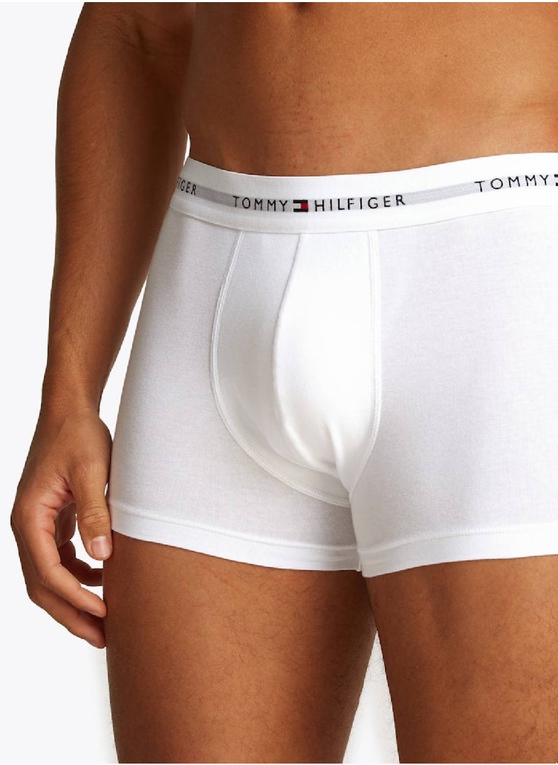 Men's 3-Pack Trunks - Cotton, White
