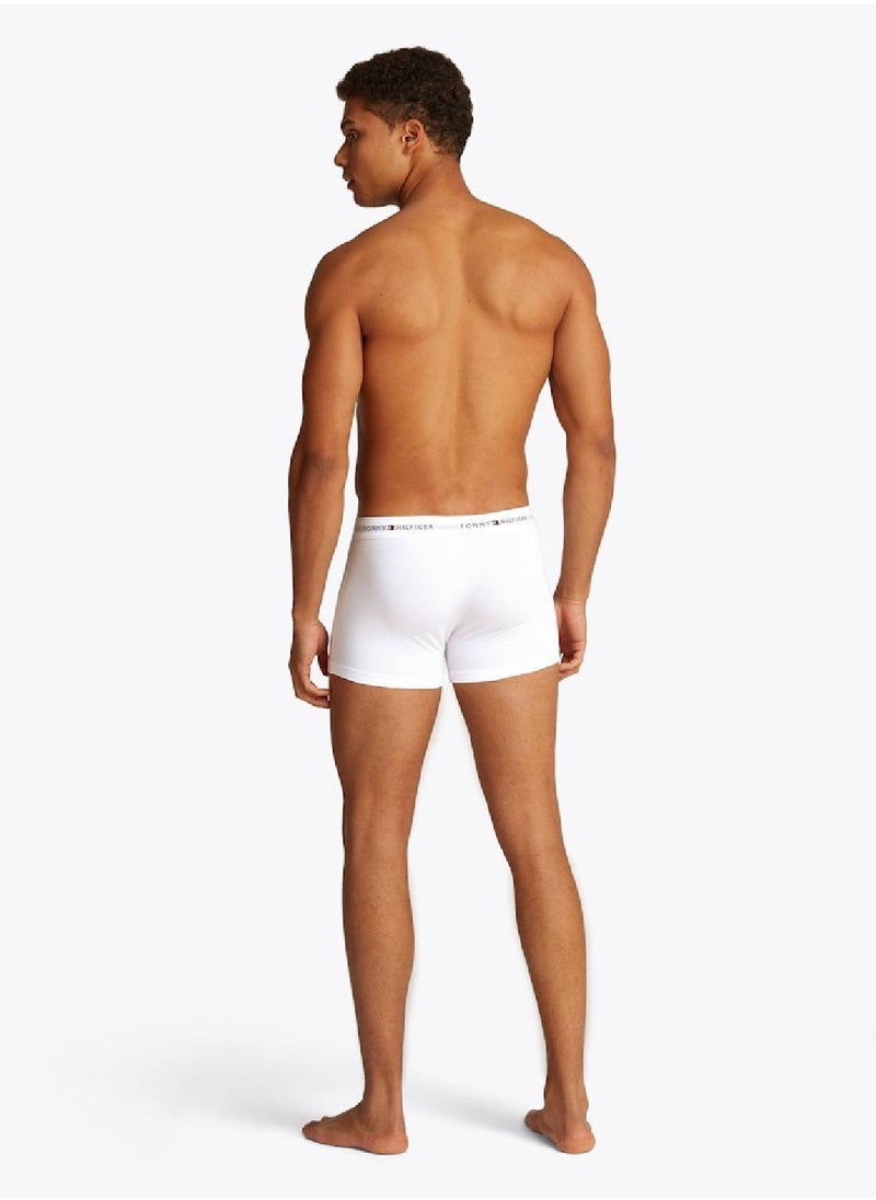Men's 3-Pack Trunks - Cotton, White