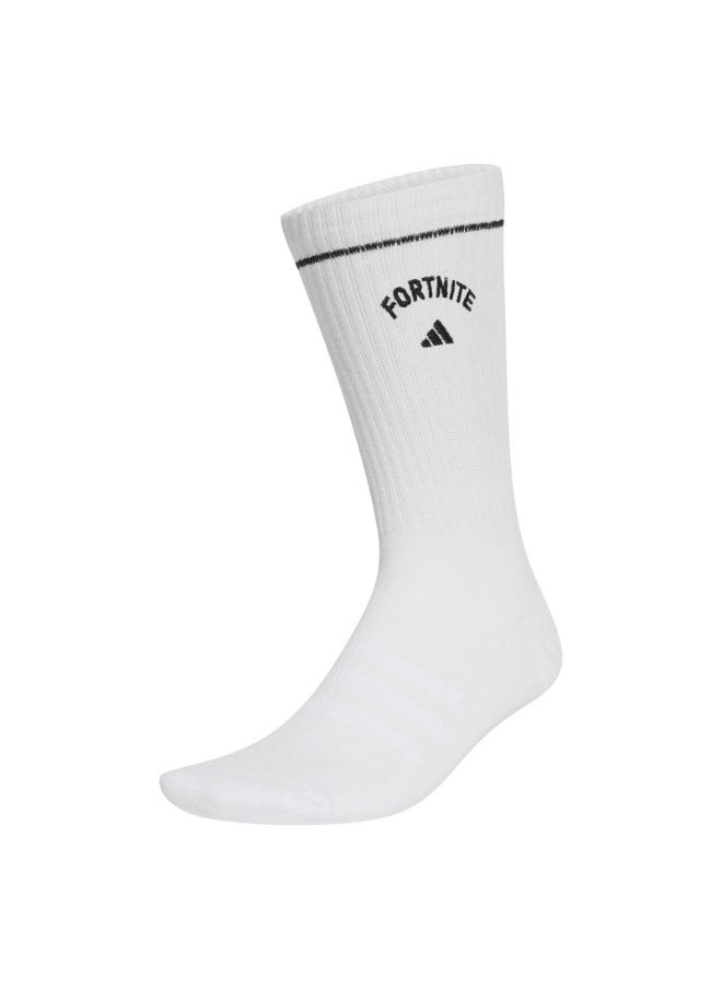 adidas FORTNITE SOCKS White Training SOCKS for Unisex - XS