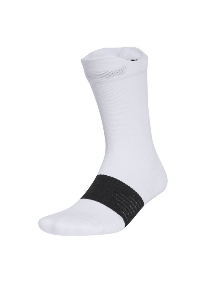 adidas RUNxGRAFIC Sock White Running SOCKS for Unisex - XS