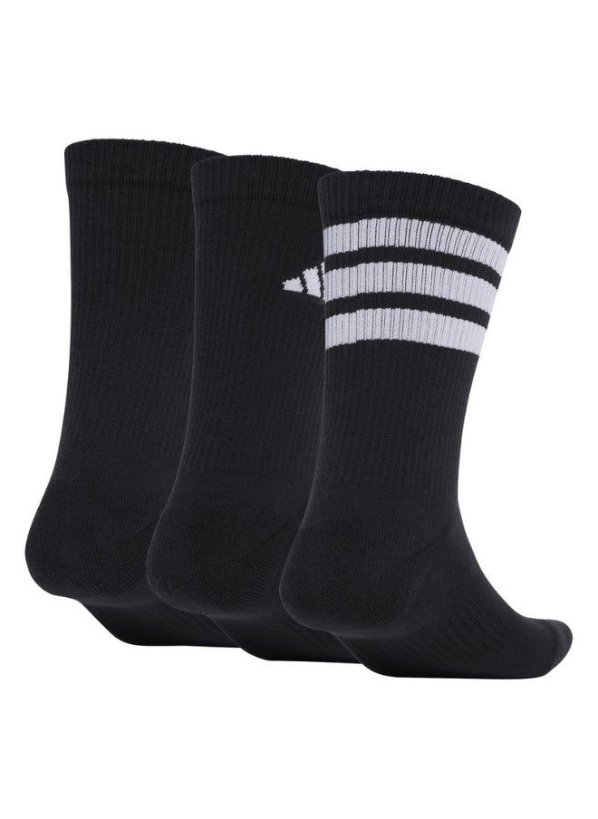 adidas LOGO PACK 3PP Black Training SOCKS for Unisex - KXL