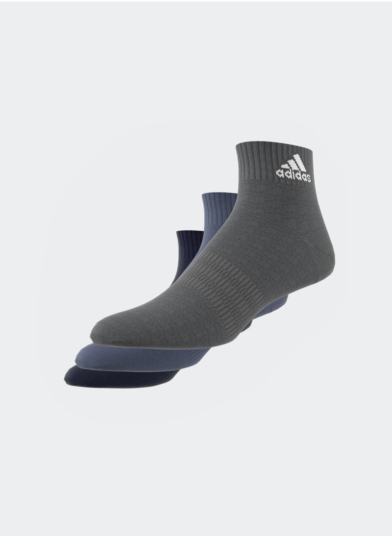 3 Pack Cushioned Ankle Socks