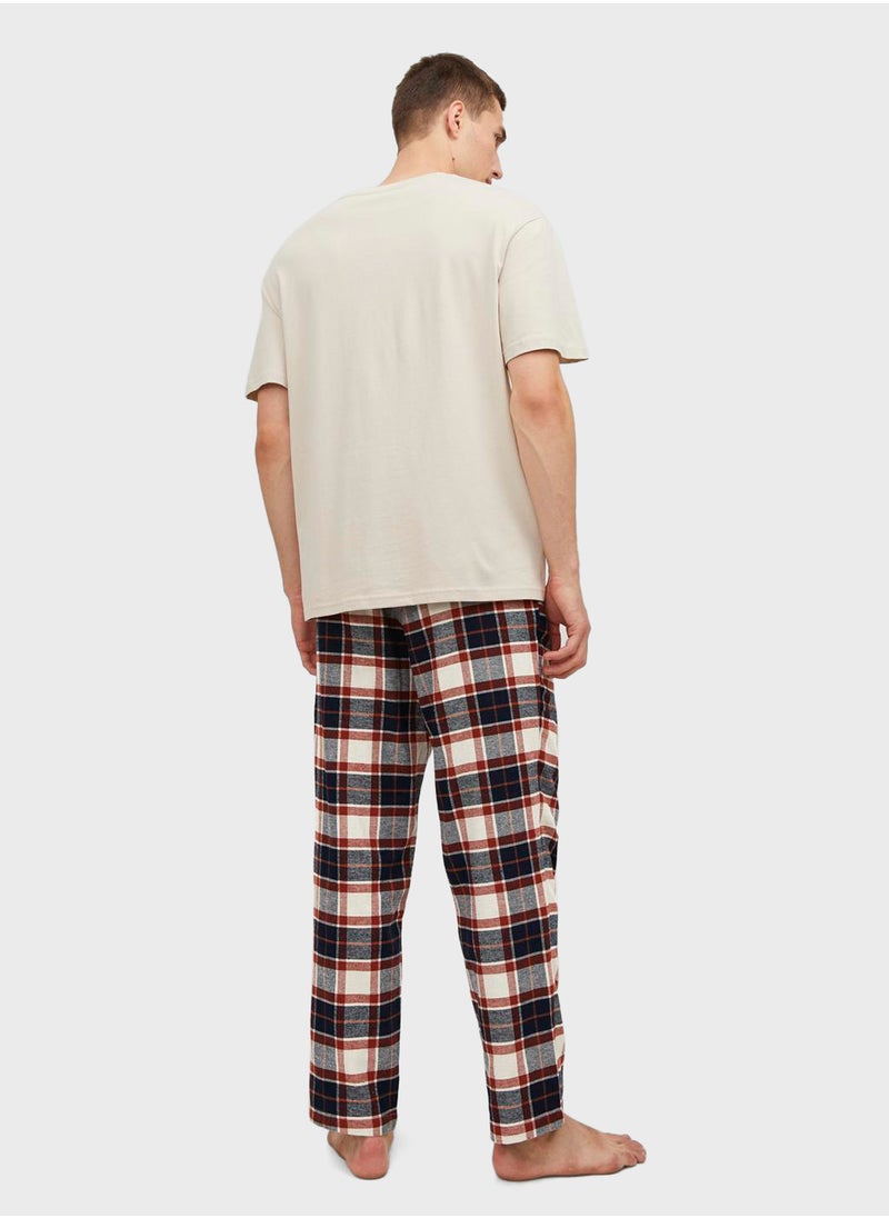 Checked Logo Pyjamas