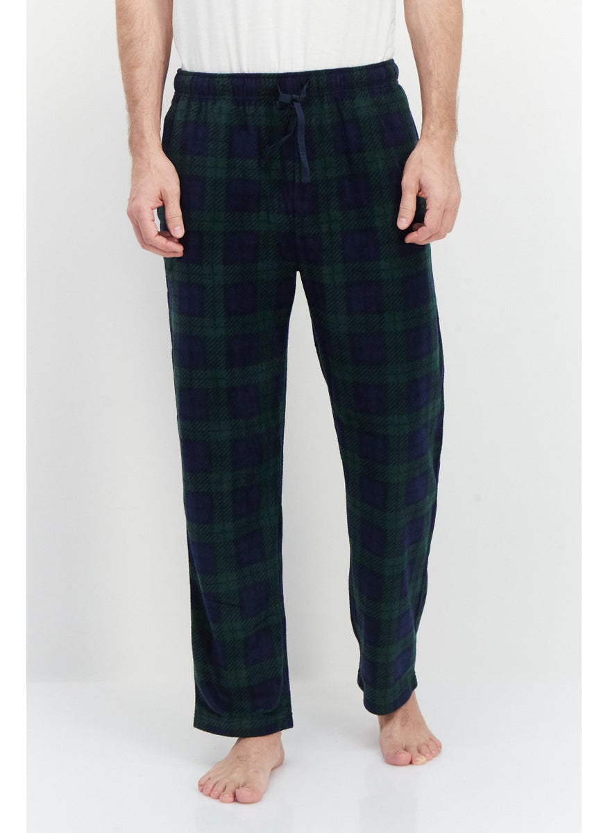 Men Plaid Pyjama, Green