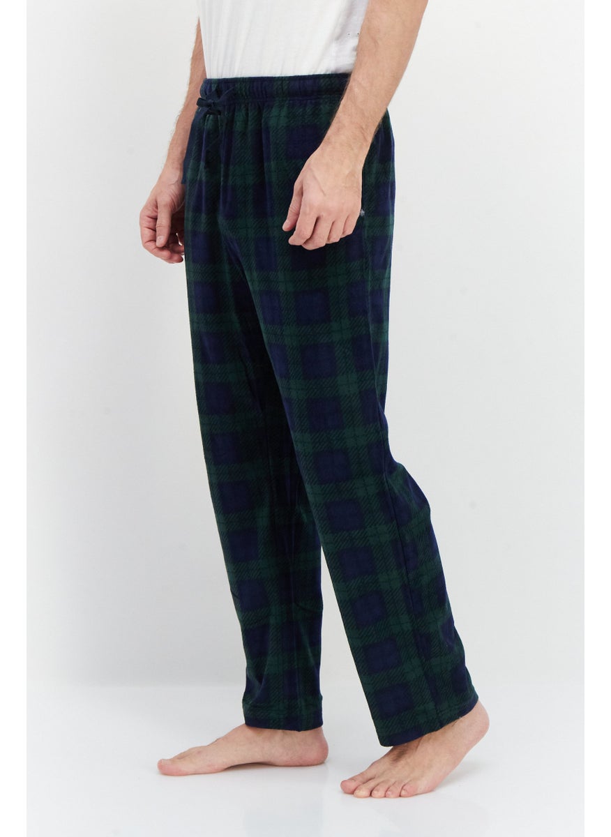 Men Plaid Pyjama, Green