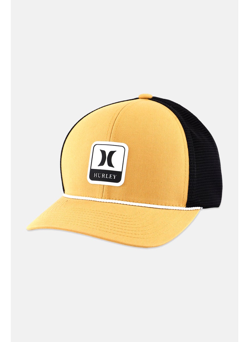 Men Brand Logo Cap, Khaki
