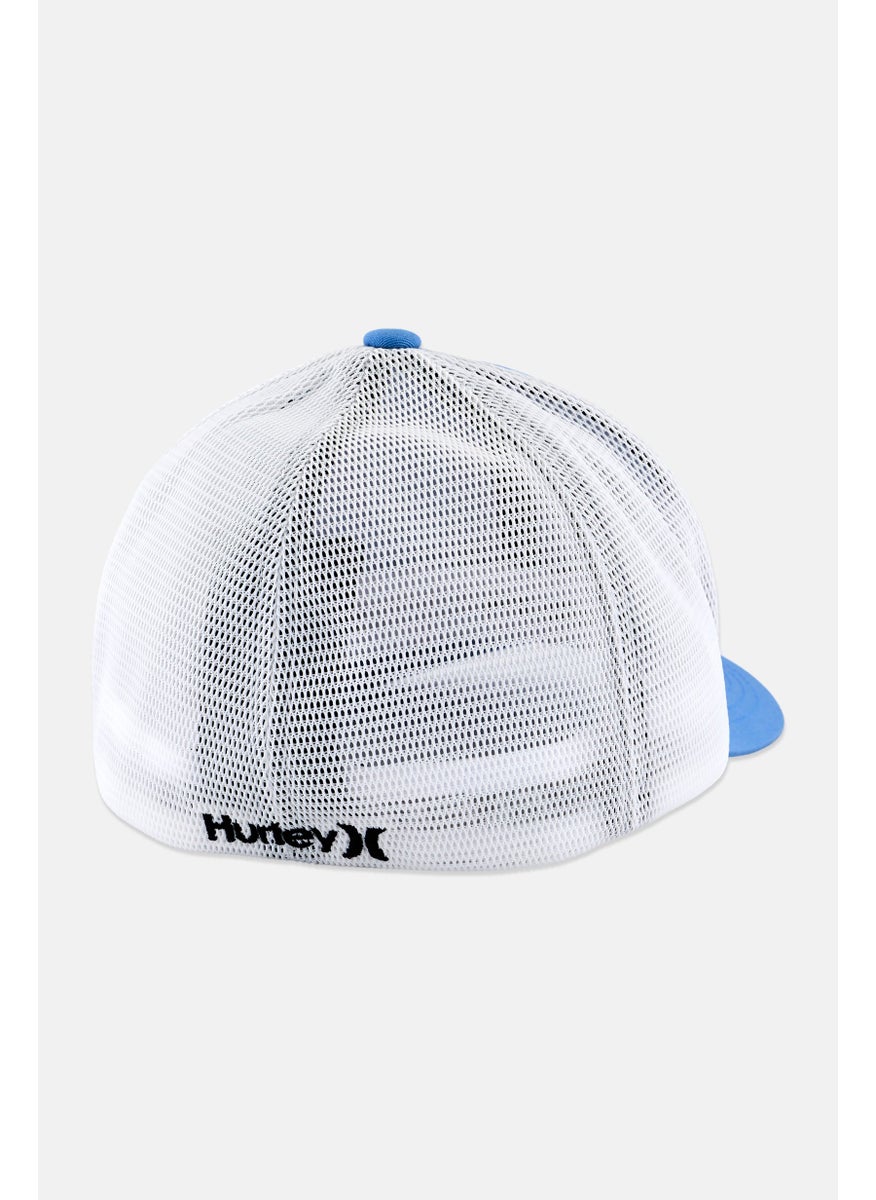 Men Flex Fit Brand Logo Cap, Sky Blue