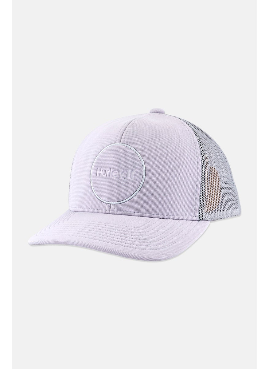 Men Brand Logo Snapback Trucker Cap, Light Grey