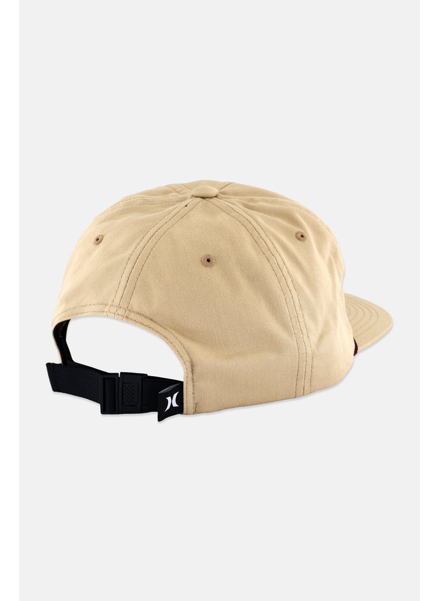 Men Brand Logo Cap, Khaki