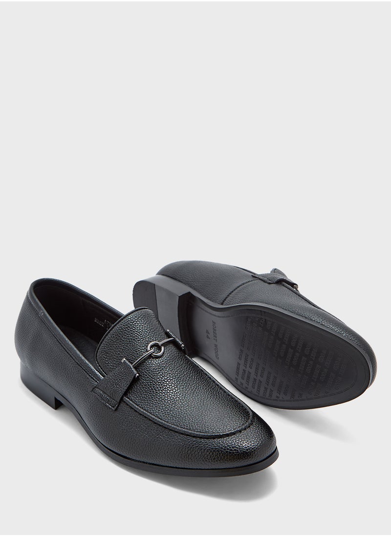 Trim Detail Formal Loafers