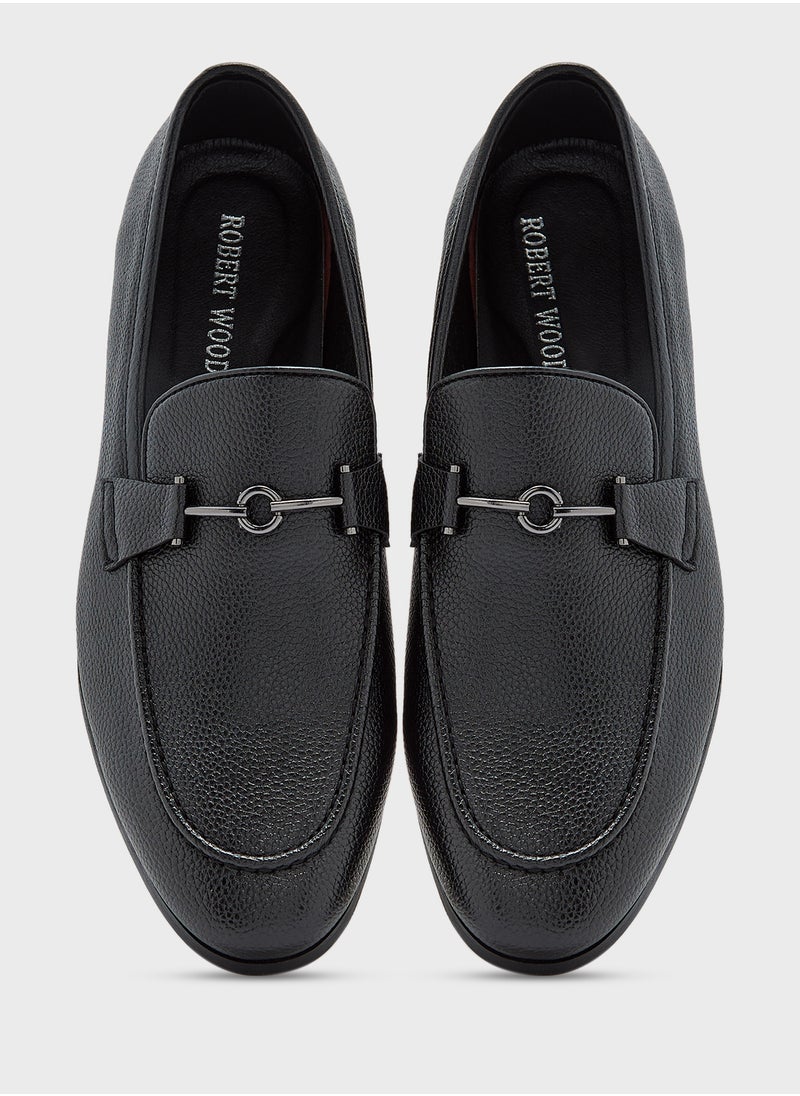 Trim Detail Formal Loafers