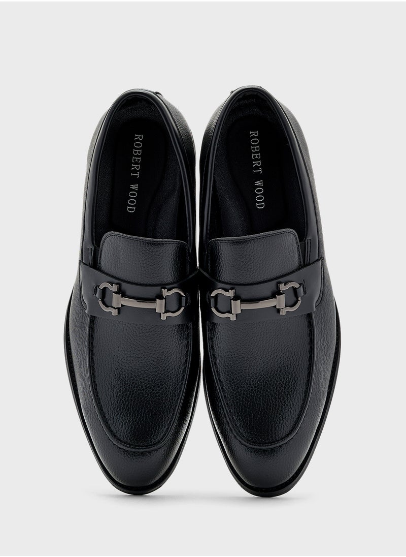 Trim Detail Formal Loafers