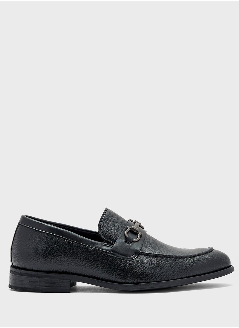 Trim Detail Formal Loafers