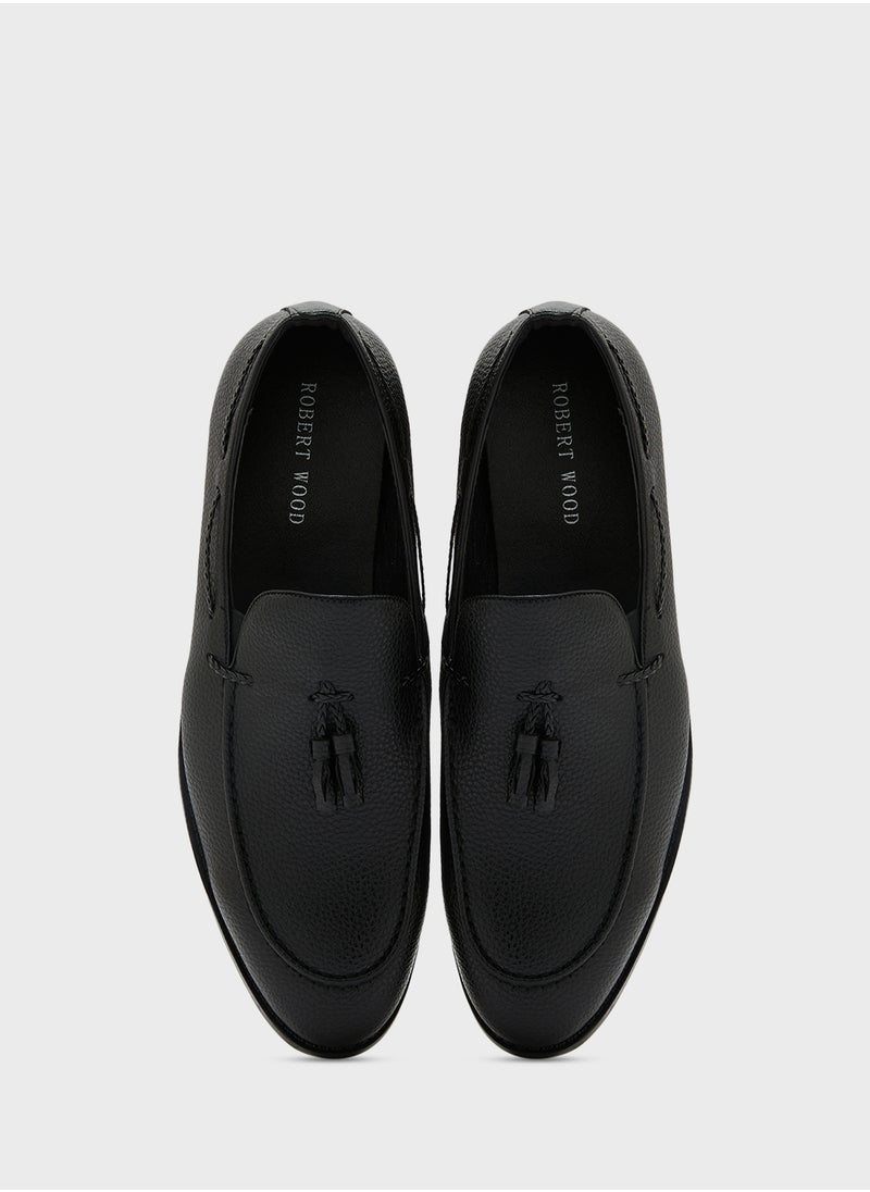 Tassel Detail Formal Slip Ons