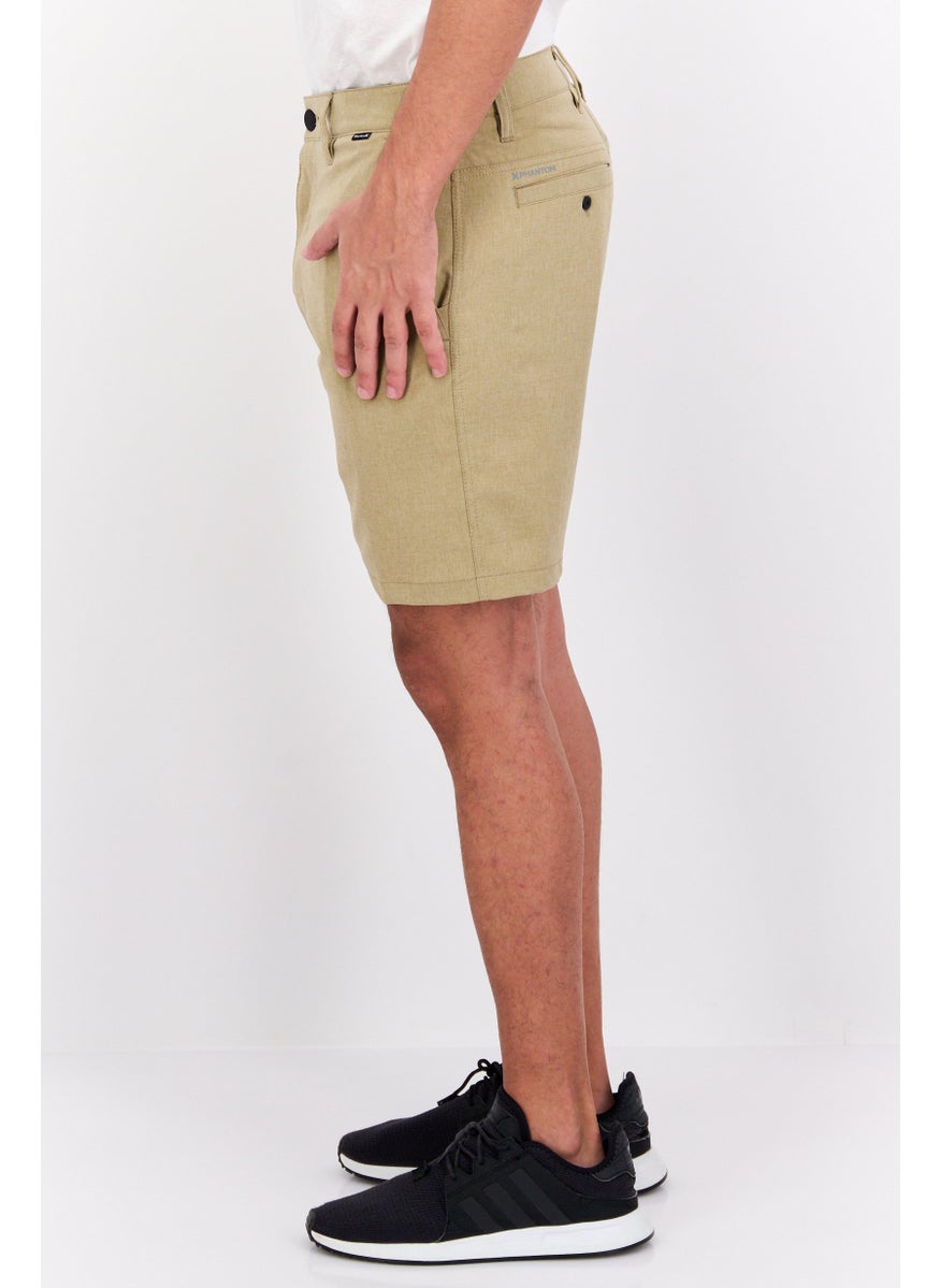 Men Sportswear Fit Outdoor Shorts, Khaki