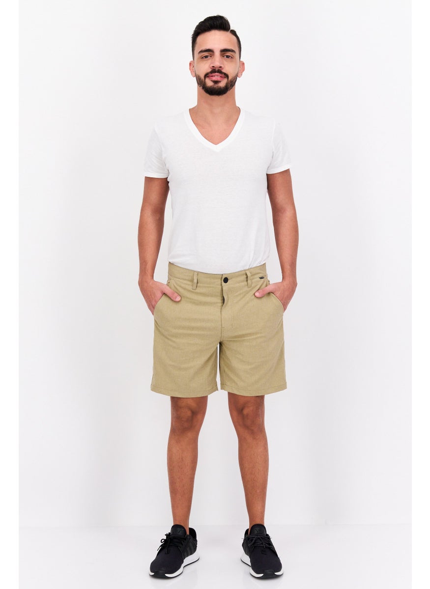 Men Sportswear Fit Outdoor Shorts, Khaki
