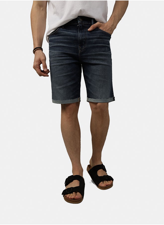 Rinse Wash Denim Shorts