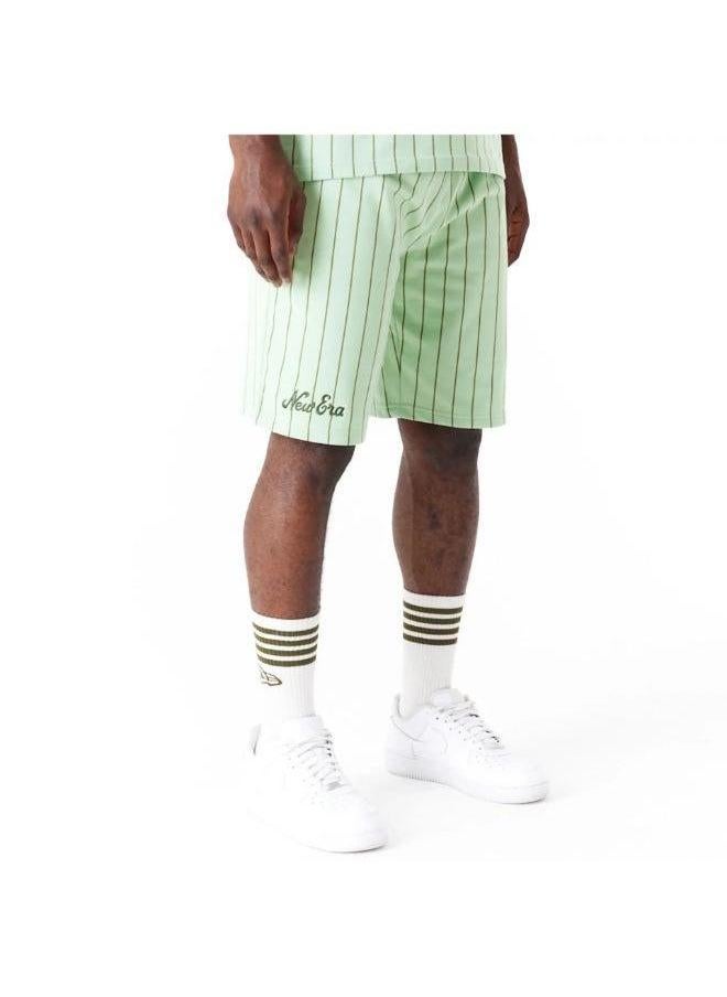 Logo Pinstripe Shorts