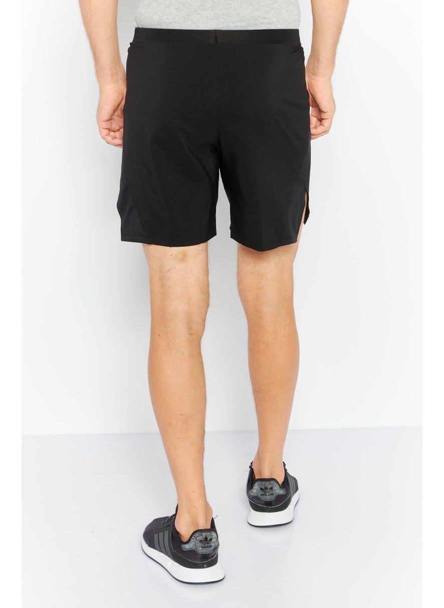 Men Sportswear Fit Training Shorts, Black